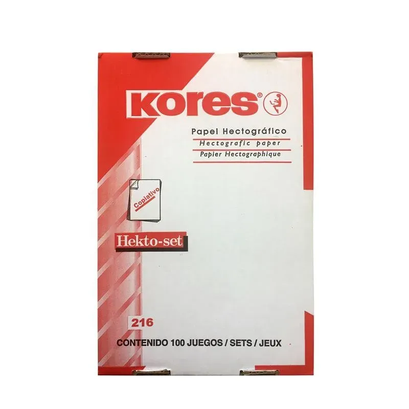 Kores Termalni papir za odtise, 100 listov za tetoviranje (hektografski)
