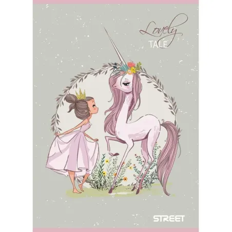 Zvezek Street Lovely tale A4 brezčrtni