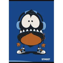 ZVEZEK STREET MONSTERS A4 5M 54L HQ.P.