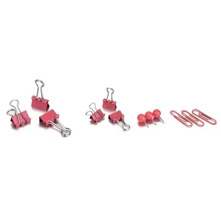 Pisarniški set sponk Garden Red 55/1