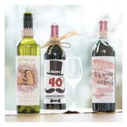 Svetleče etikete za steklenice