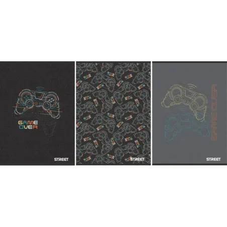 Zvezek Street Gaming A4 1cm karo