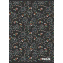 ZVEZEK STREET GAMING A4 1CM 54L HQ.P.