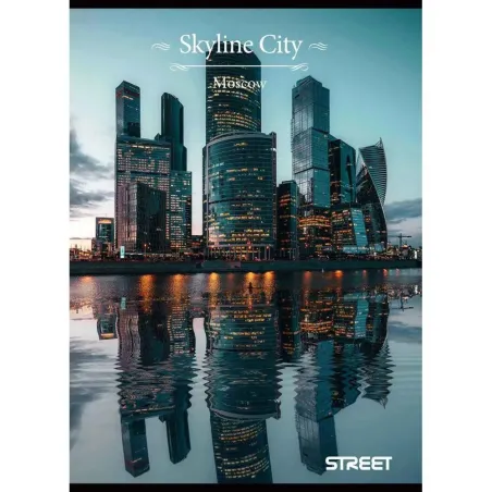 Zvezek Street Skyline A4 črte