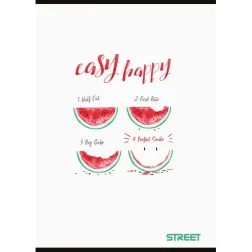 Zvezek Street Maxi A4 črte (z robom)