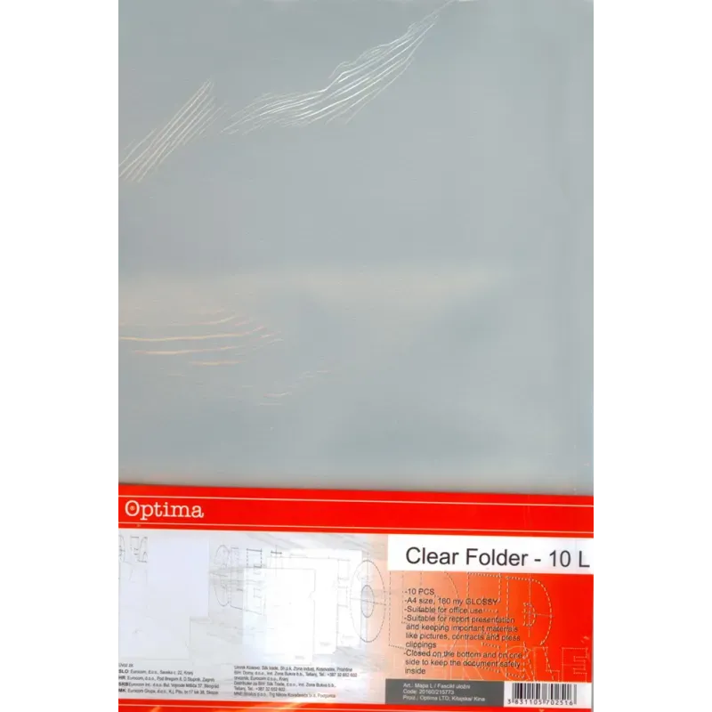 Mapa za dokumente L, Optima – 10/1, 160 mic mat