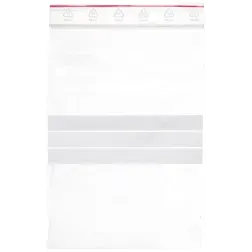 Vrečka ZIP z NAPISNIM POLJEM 40x60