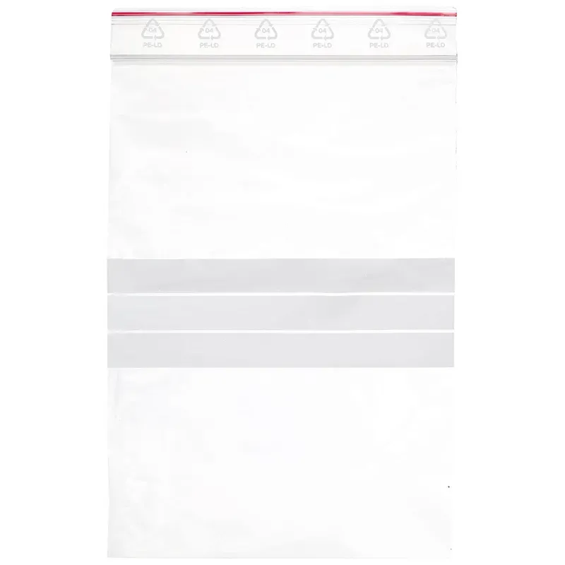 Vrečka ZIP z NAPISNIM POLJEM 70x100mm