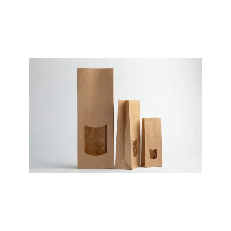 Vrečka pakirna z oknom 65x300+105mm