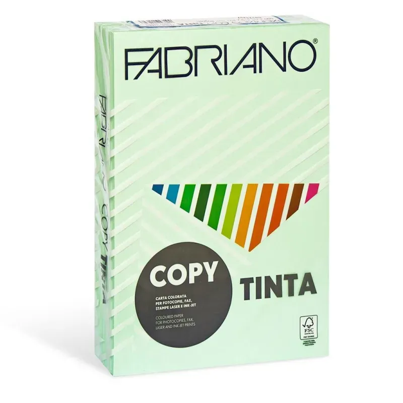 Papir Fabriano 80g,  Zelena (Verde chiaro)