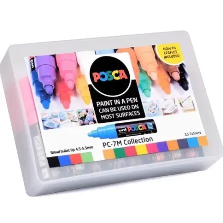 Marker Uni PC-7M POSCA, set 15/1