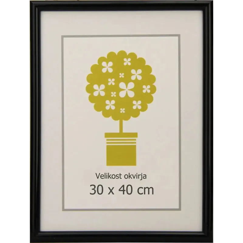 Okvir za slike 30 x 40 črn