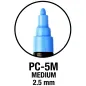 Marker Uni PC-5M POSCA, set 8/1, Pastel