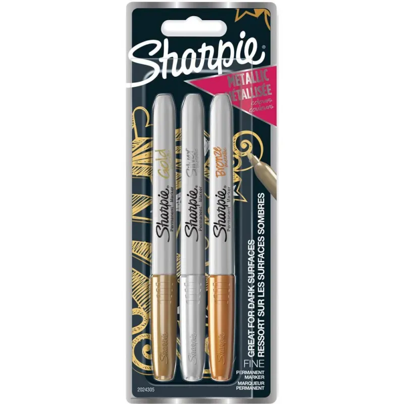 Permanentni marker SHARPIE Metallic, 3/1