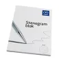 Blok stenogram, A4, lepljen, 50 listov, črtan 