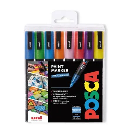 Marker Uni PC-3M POSCA, set 8/1