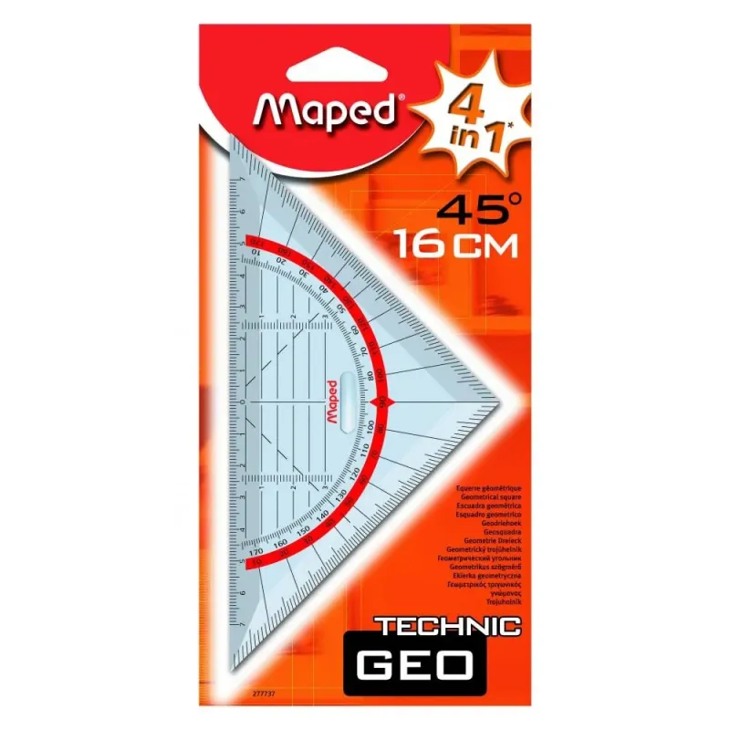 Geo trikotnik Maped Technic 16 cm/45'