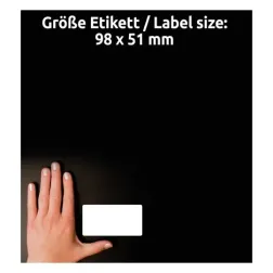 Etikete za označevanje 98 x 51 mm  - 3047
