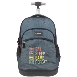 Šolska torba na kolesih Trolley GAME