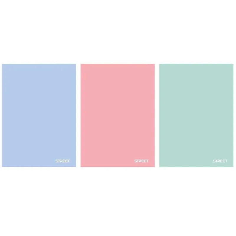 Zvezek Street Pastel PP A5 črte z robom