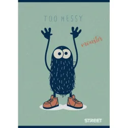 ZVEZEK STREET MONSTERS A4 OC 54L HQ.P.