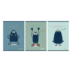 ZVEZEK STREET MONSTERS A4 5M 54L HQ.P.