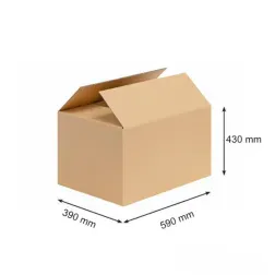 Kartonska škatla 590x390x430mm, 5.slojna