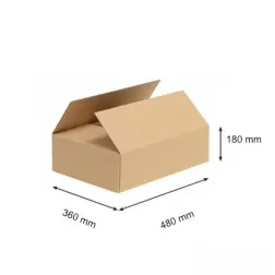 Kartonska škatla 480x360x180mm, 5.slojna