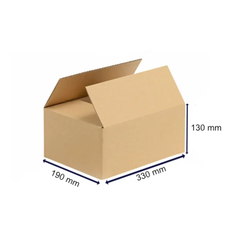 Kartonska škatla 330x190x130mm, 5 slojna