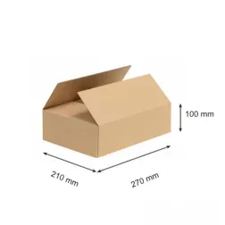 Kartonska škatla 270x210x100mm