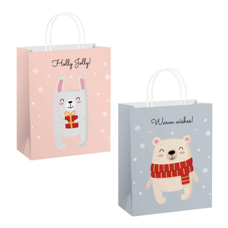 Darilna vrečka eko L novo leto