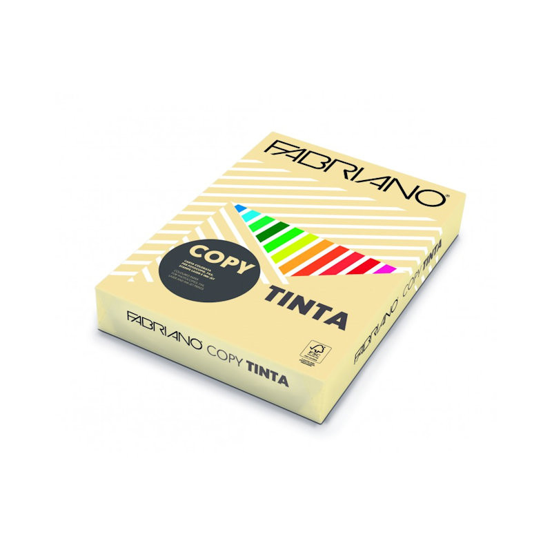 Papir Fabriano 80g, Slonokoščena rumena (Avorio)