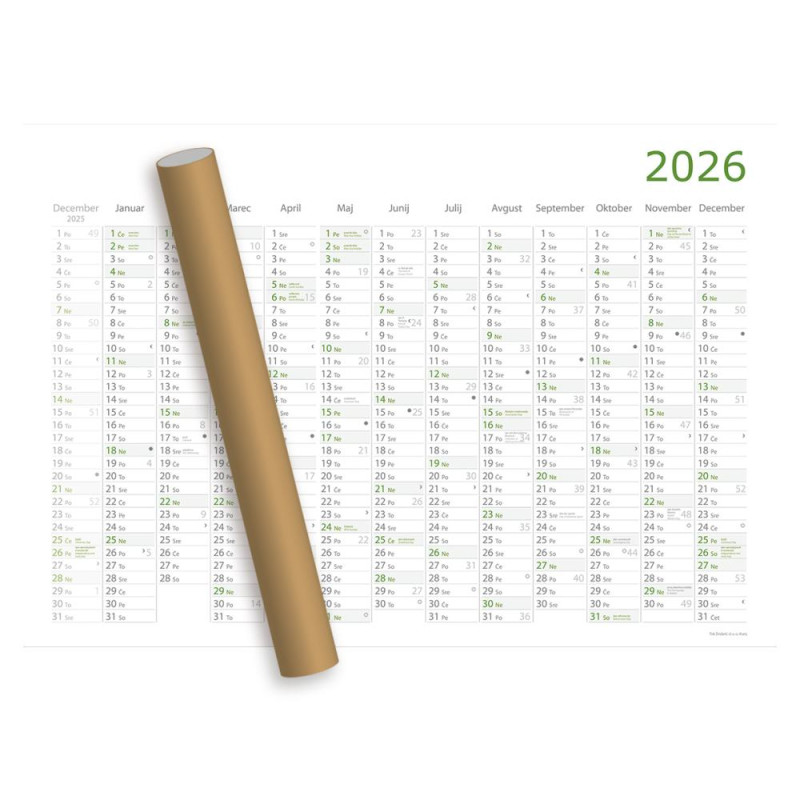 Stenski planer 2026