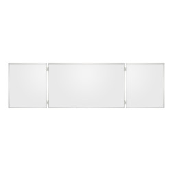 Tridelna zložljiva bela tabla 240x90 cm | Rocada