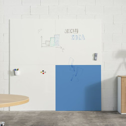 Bela magnetna tabla 100x150 cm | Rocada Skin