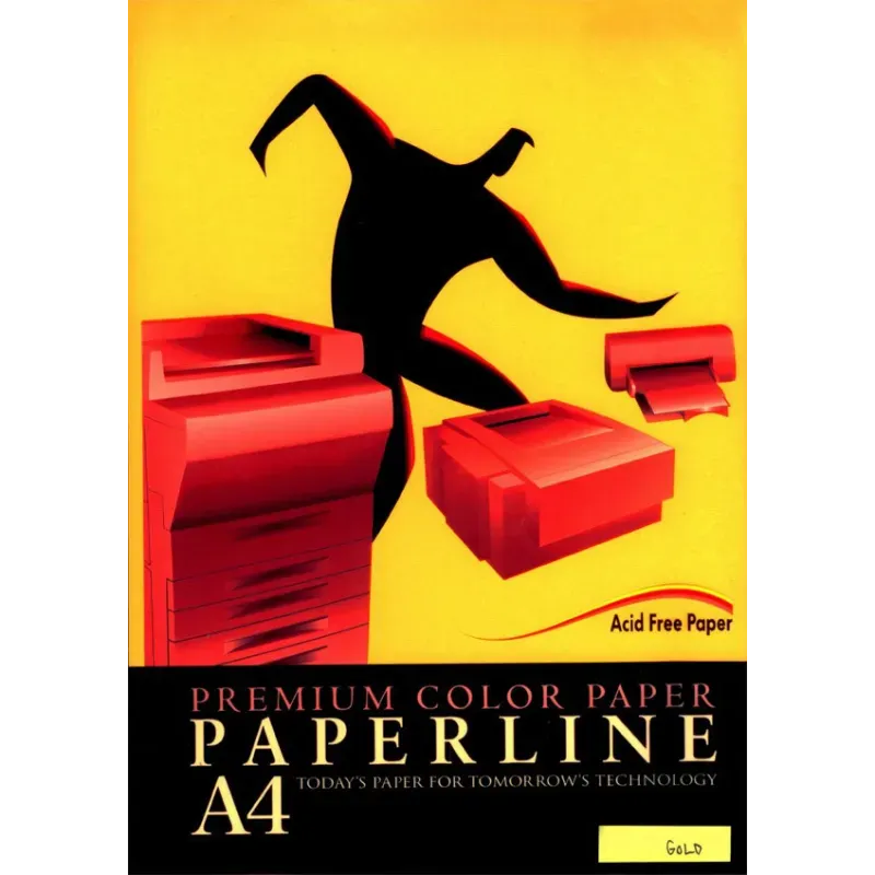 Fotokopirni papir Paperline A4, barvni - Gold