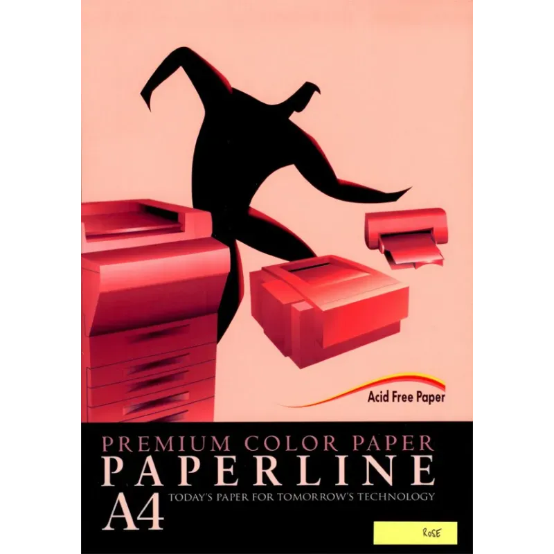 Fotokopirni papir Paperline A4, barvni - Rose