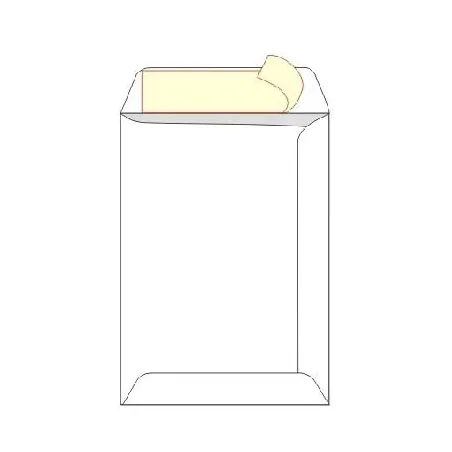 Kuverta vrečka B5 – 19 x 26 cm, BO - 90g