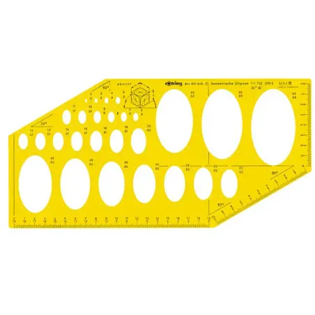 Šablona Rotring – Elipse