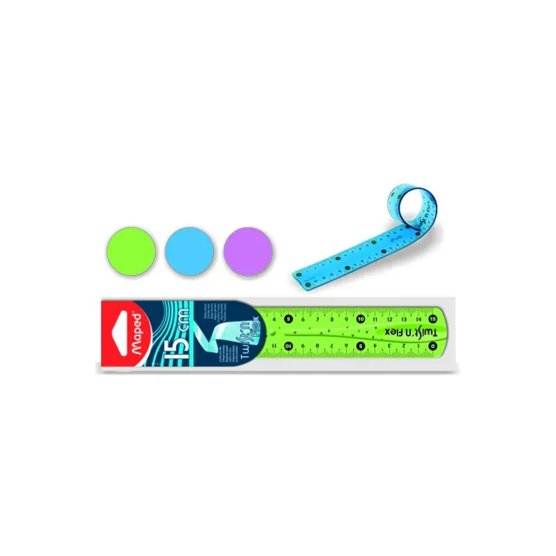 Ravnilo Maped Twist'n Flex – 15 cm