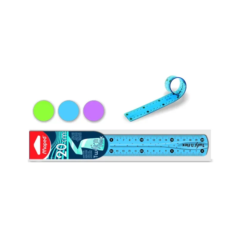 Ravnilo Maped Twist'n Flex – 20 cm
