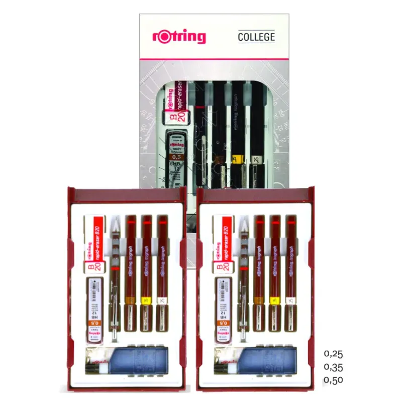 Grafična pisala 9/1 - Rotring College 06899