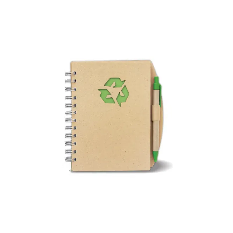 Notesnik Eko s špiralo + kemični svinčnik