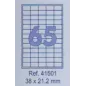 Etikete Forpus 38 x 21,2 mm