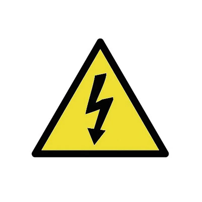 Nalepka – Nevarnost električnega udara