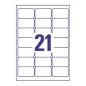 Prozorne etikete 63,5 x 38,1 mm 