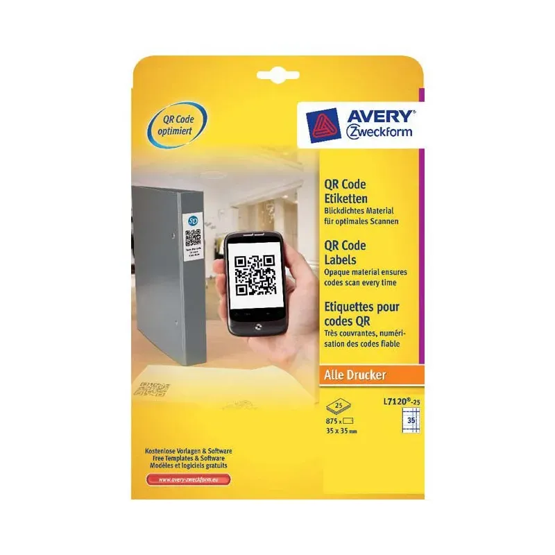 Etikete za QR kode 35 x 35 mm