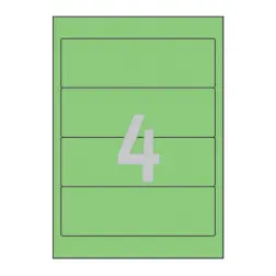 Etikete za široke registratorje 192 x 61 mm 1/20